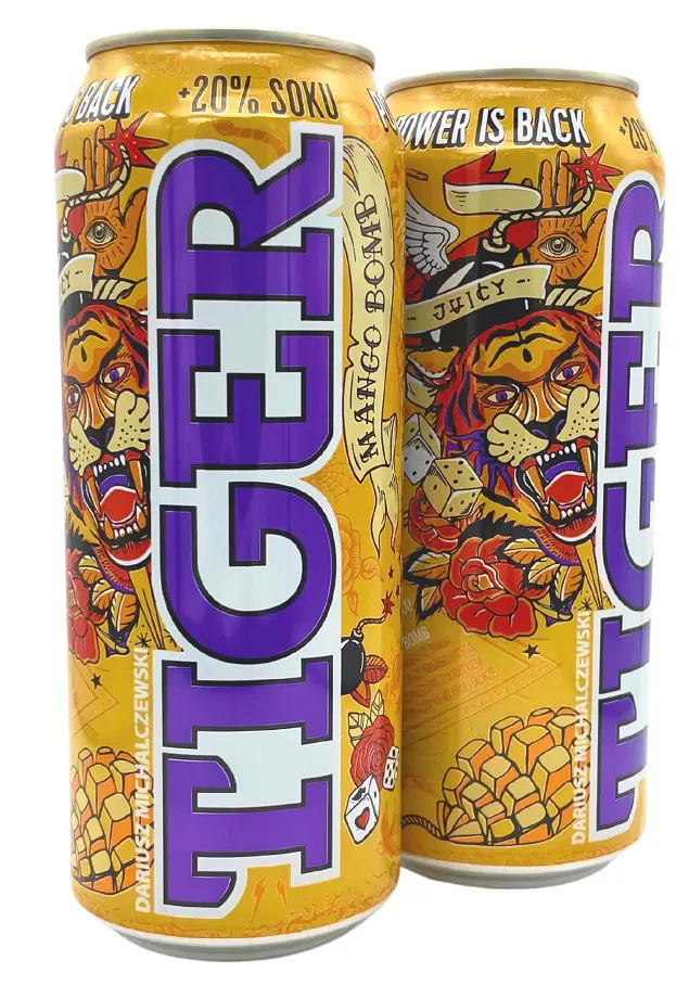 CK ENERG.NAPOJ TIGER 0,5l -MANGO BOMB Z