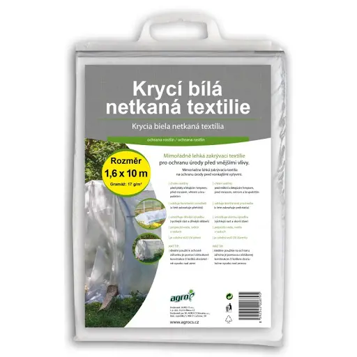TEXTILIA NETKANA BIELA 1,6x10m 17g