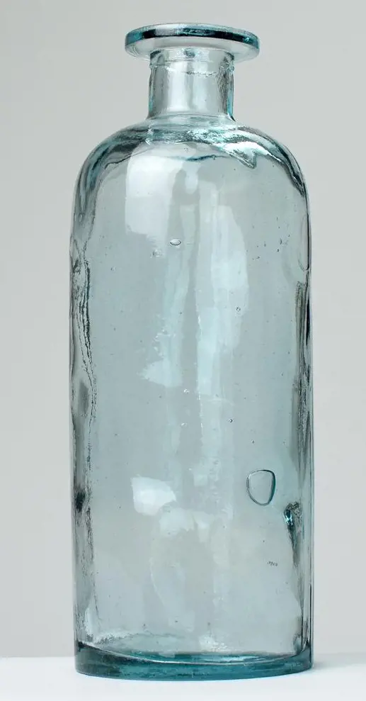 VAZA SKLO FLASA 26cm 1,5l
