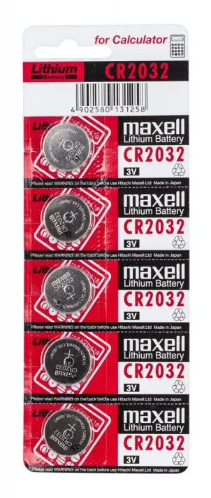 BATERIE MAXELL CR2032 3V 1ks -LITHIU