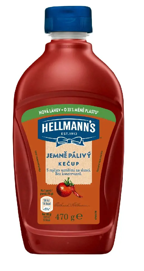 CK KECUP HELLMANNS 470g -JEMNE PALI