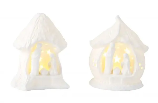 VO -BETLEHEM BIELY LED 16cm