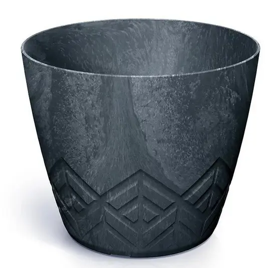 ,KVETINAC ARECO BETON EFFECT 13,8cm -ANTRACIT