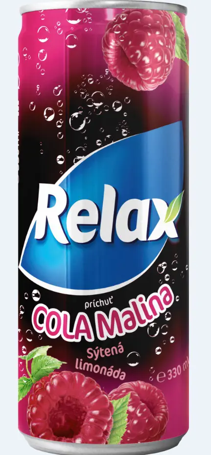 VODA RELAX 330ml -COLA MALINA Z