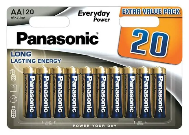 BATERIE PANASONIC LR6 20ks -AA AL X