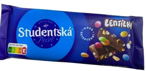 CK COKOLADA STUD.PECAT  90g -LENTILKY