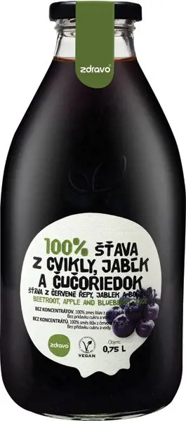 CK DZUS ZDRAVO 0,75l -CVIK-CUC-JABL