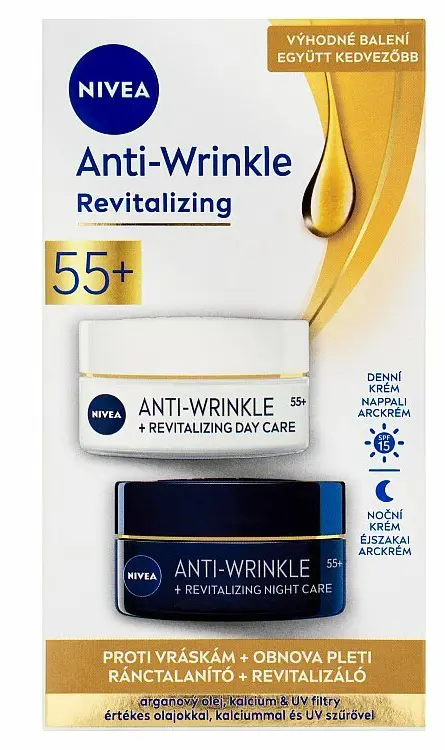 PLET.KREM NIVEA 50ml+50ml -DENNY+NOCNY OBNOVUJUCI 55+