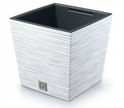,OBAL FURU SQUARE LOW 24cm -BIELY
