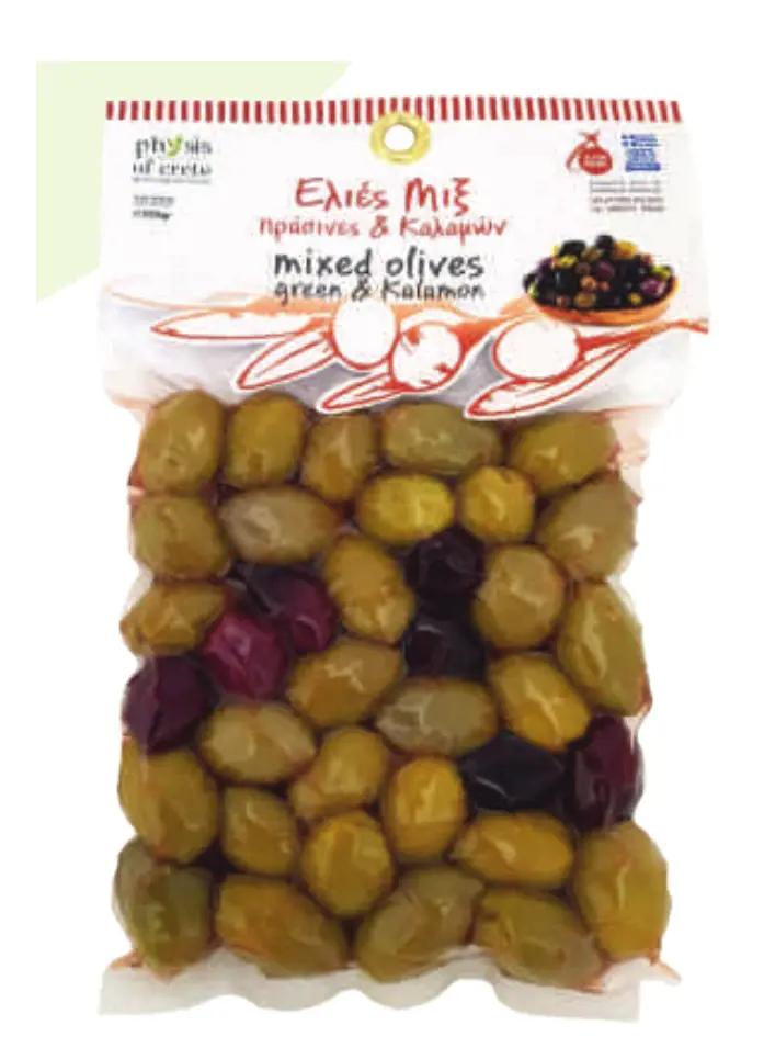 OLIVY KALAMATA 250g -CIERNE+ZELENE