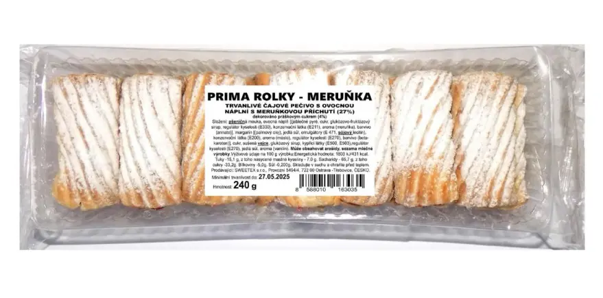 CK PECIVO ROLKY PRIMA 240g -MARHULA