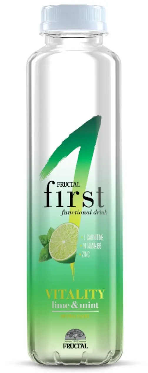 xVODA FIRST 0,5l -VITALITY LIME&MIN Z