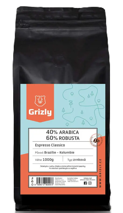 CK GRIZLY KAVA 1kg -EXPRESSO 40/60