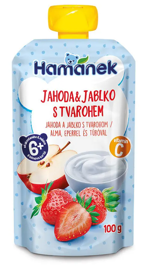 CK KAPSICKA HAMANEK 100g -TVAROH+JAHODA/JABLKO