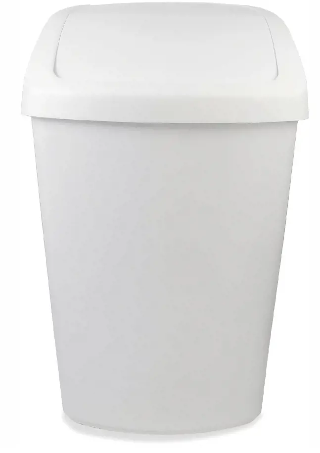 KOS ODPADKOVY SWING 15l -BIELY