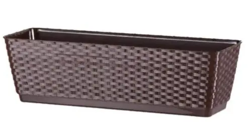 ,TRUHLIK RATAN 50cm -HNEDY