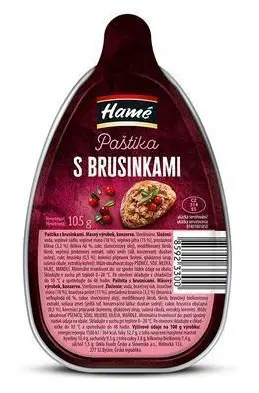 xCK PAST. 105g -S BRUSNICAMI HAME