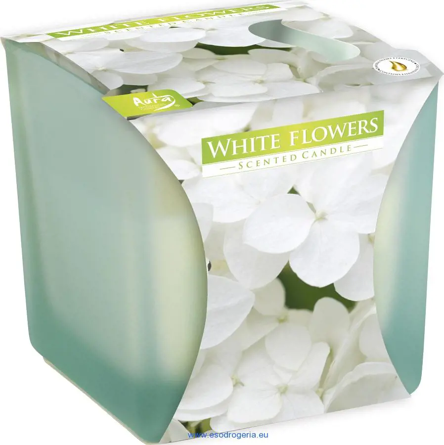 SVIECKA V SKLE MATNA 150g -WHITE FLO