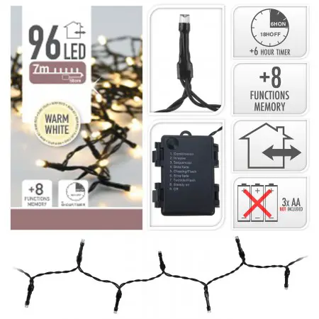 VO -LED OSVETLENIE  96ks -TEPLA BIEL