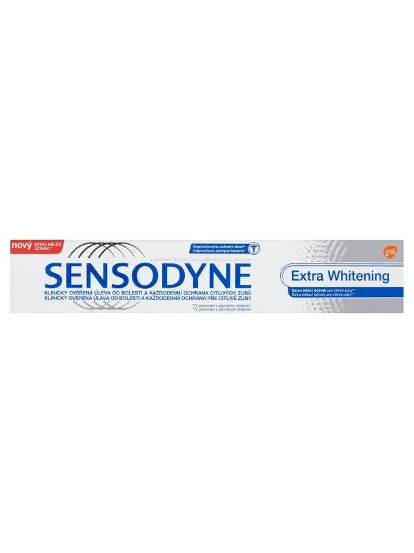 ZP SENSODYNE  75ml -EXTRA WHITENING