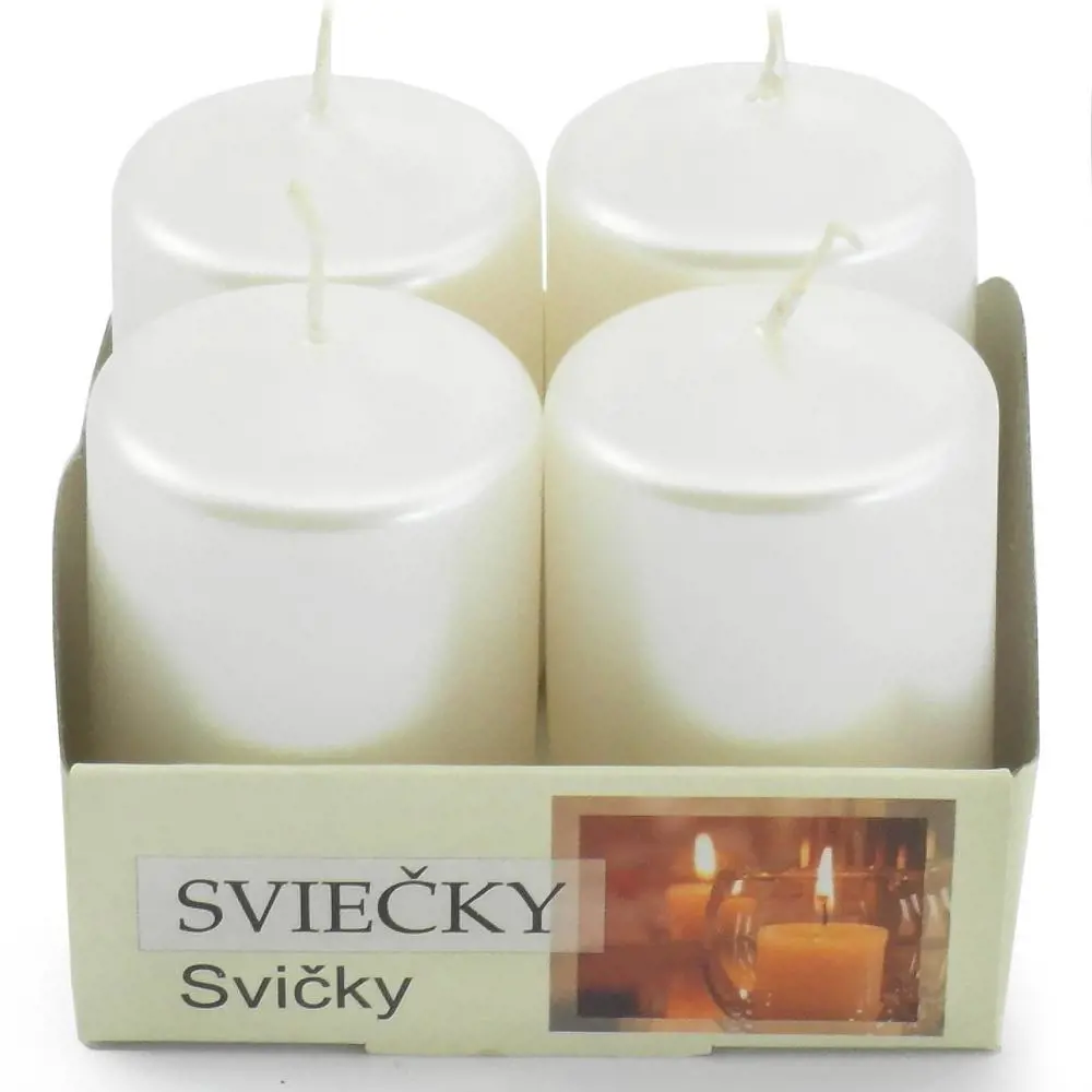SVIECKA ADVEN. 4ks 40/60 -MET.PERLE