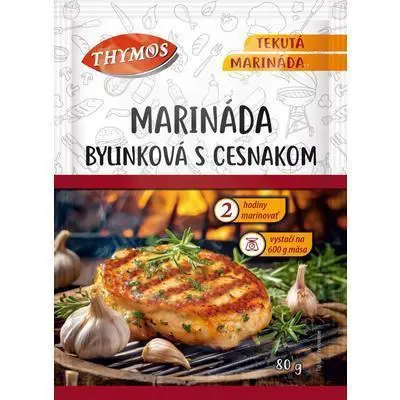 xCK MARINADA THYMOS 90g -BYLINKOVA S CESNAKOM