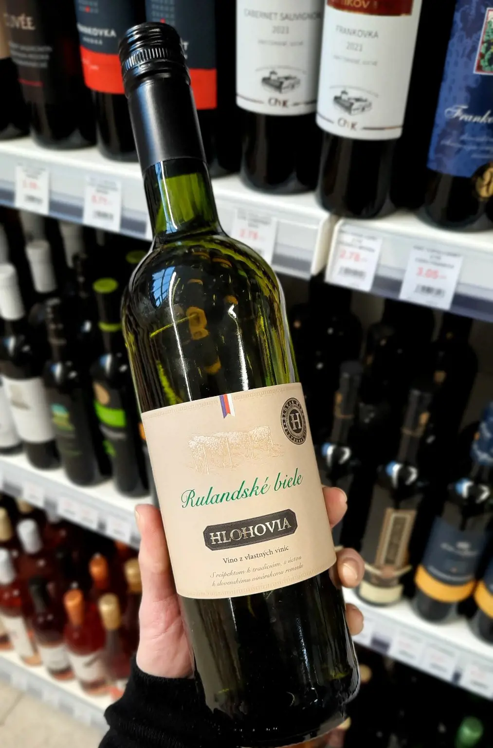 VINO HLOHOVIA 0,75l -RULAN.BIELE S