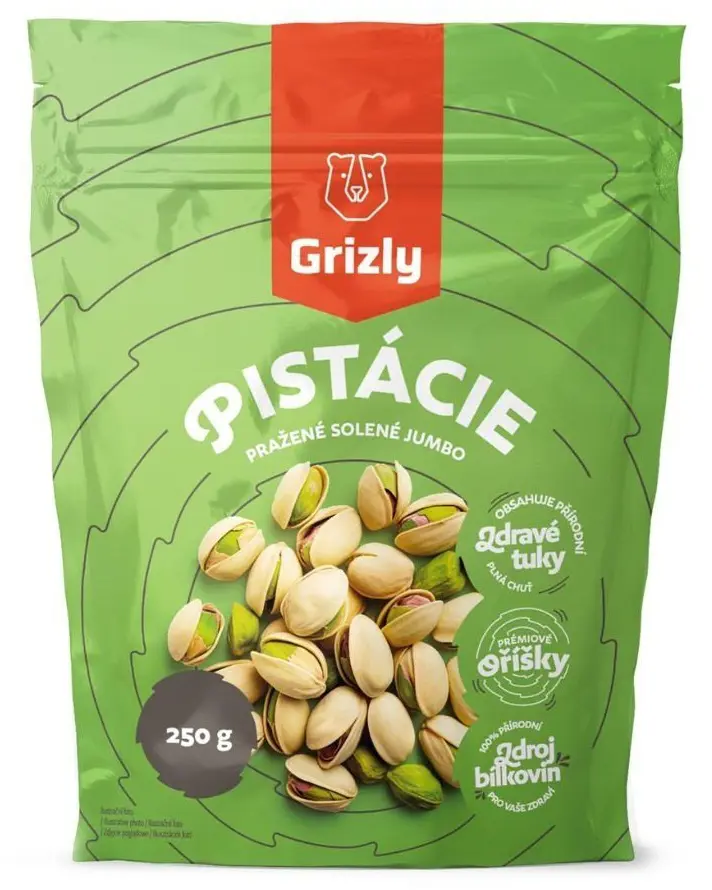 CK GRIZLY PISTACIE PRAZENE SOLENE 250g