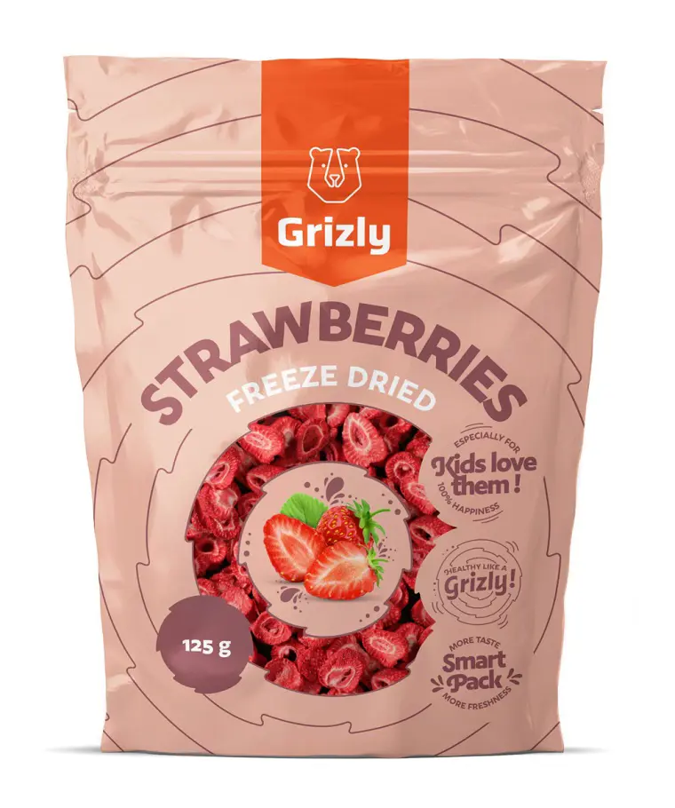 CK GRIZLY OVOCIE LYO 125g -JAHODY