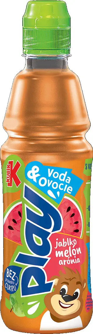 VODA KUBIK PLAY 0,4l -MELON/JABLKO Z