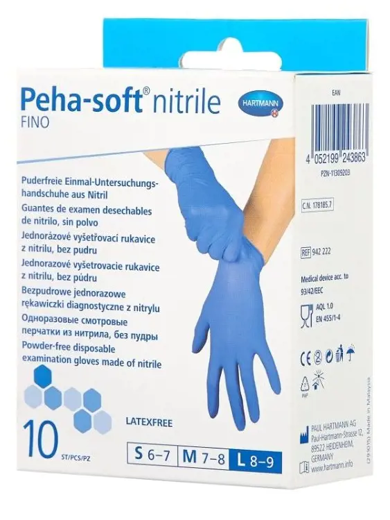 RUKAVICE JED.NITRIL 7-S 10ks -NEPUDR