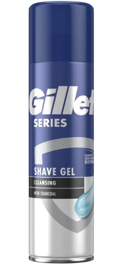 GILLETTE GEL NA HOL. 200ml -CLEANSING WITH CHARCOAL