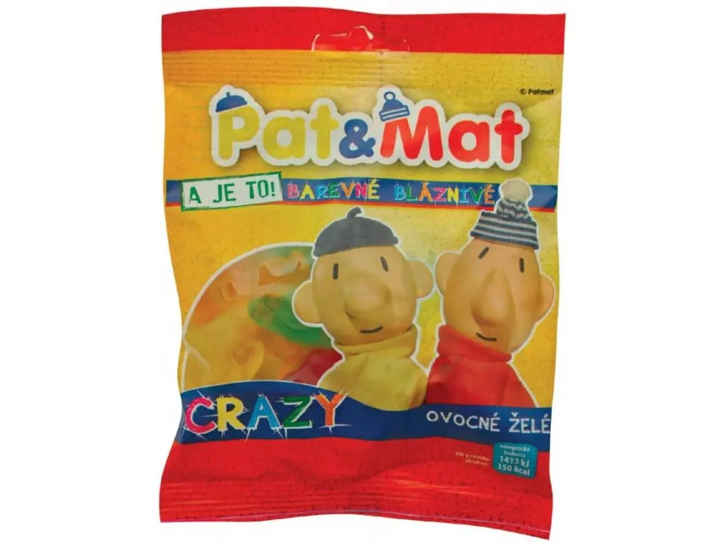 xCK CUKRIKY PAT&MAT 70g -ZELE