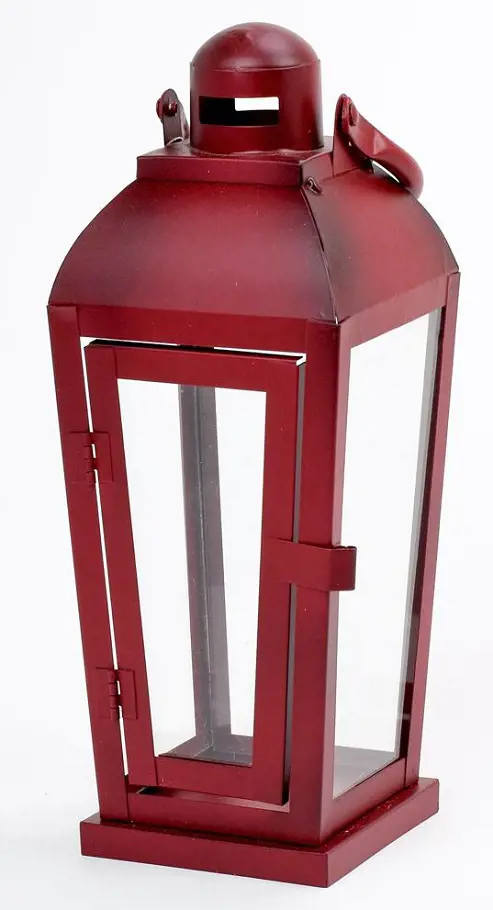 DEKOR.LUCERNA CERVENA S -206411