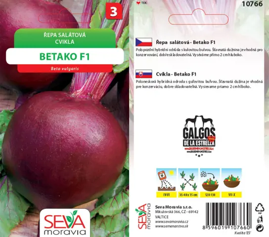 .CVIKLA SALATOVA -BETAKO F1 4g* M