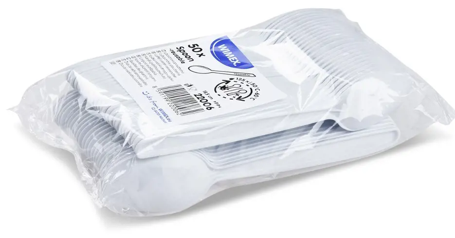 JED.-LYZICA BIELA 18,5cm  -50ks