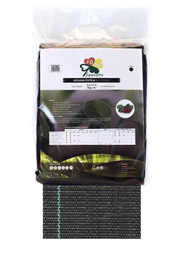 TEXTILIA TKANA CIERNA 3,3x5m 100g/m