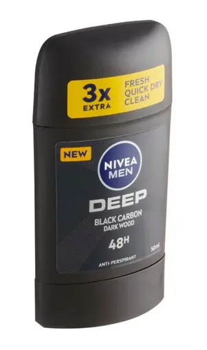 DEO NIVEA STICK 50ml -FM DEEP BLACK