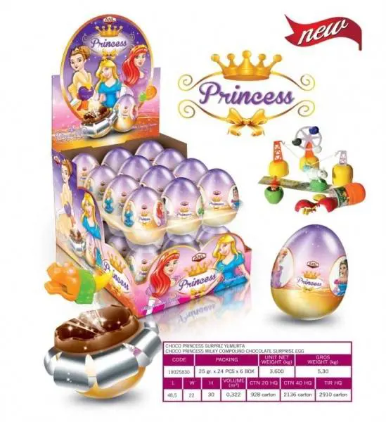 xCK VAJICKO COKO+HRACKA 25g -PRINCESS