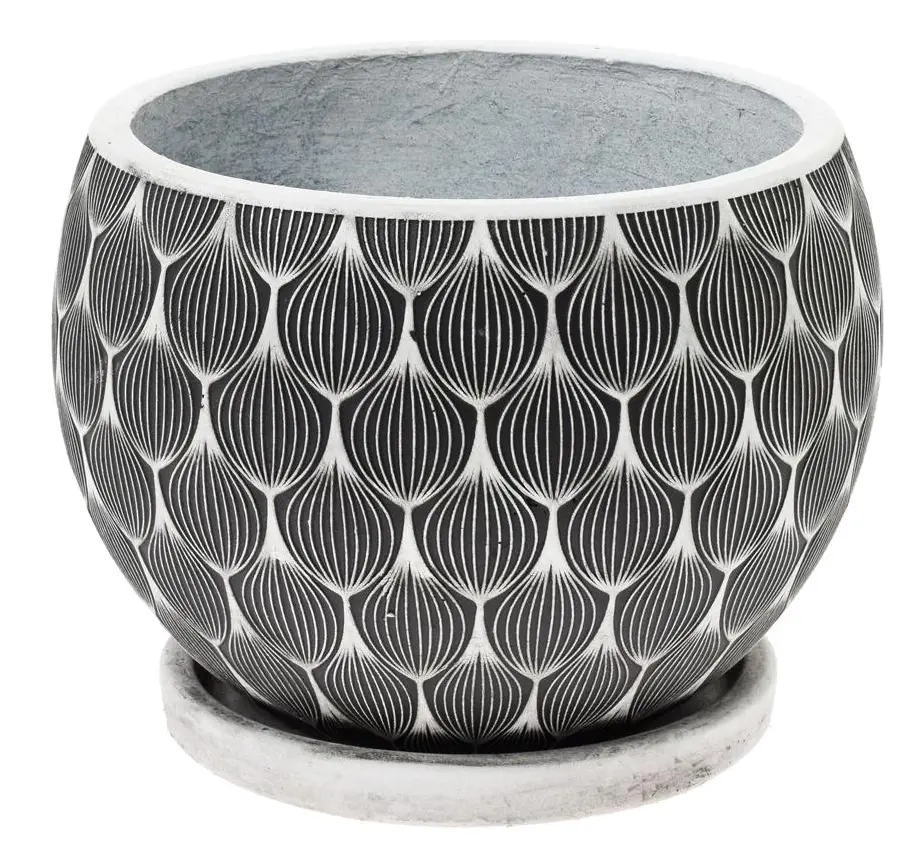 ,KVETINAC+MISKA GULA JILL 24x17cm -B