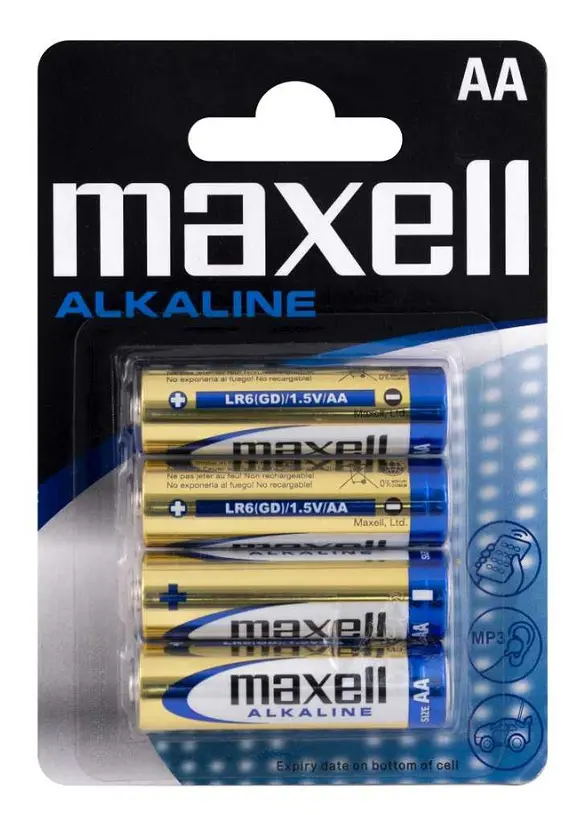 BATERIE MAXELL LR6 1,5V 4ks BLIS.-ALKAL