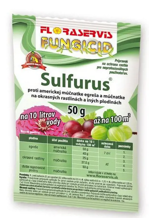 POSTREK SULFURUS 50g -PR.AMER.MUCNAT
