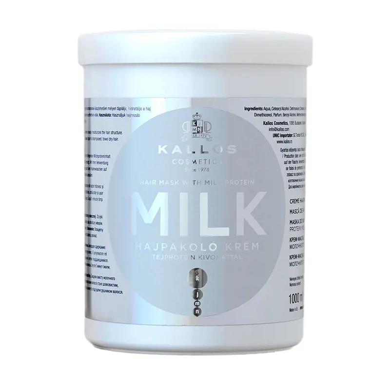 MASKA NA VLASY KALLOS 1l -MILK PROTE