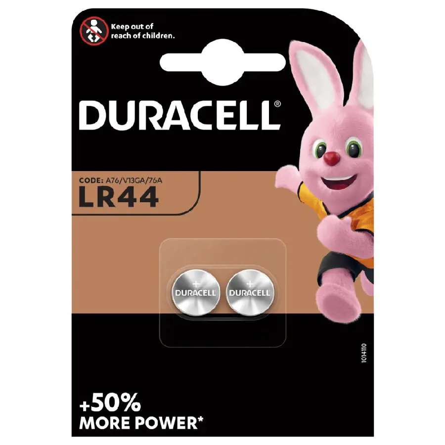 BATERIE DURACEL LR44 1,5V 2ks -ALKAL