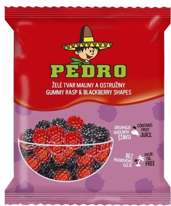 CK CUKRIKY PEDRO 200g -MALINY/OSTRUZ