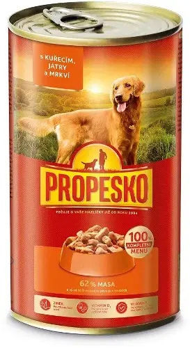 KRMIVO PSY PROPESKO 1,24kg -KUR. S MRKVOU