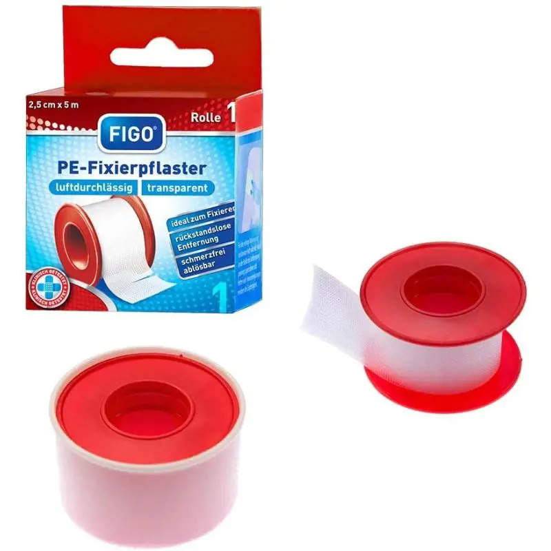 xNAPLAST FIXACNA 2,5cm x5m -PRIESVITN