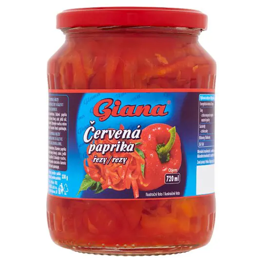 GIANA CERVENA PAPRIKA REZY 650g