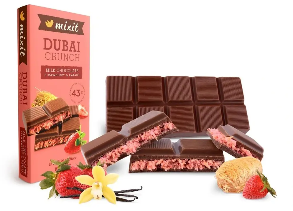 xCK MIXIT COKOLADA 70g -DUBAI STRAWBERRY+KATAFI
