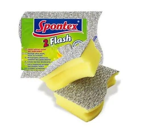 HUBKY NA RIAD 2ks -FLASH SPONTEX